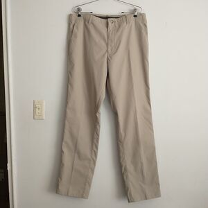 Lee X-treme Comfort Refined Pants Men 36x34(33*) Beige Chino Straight Performanc